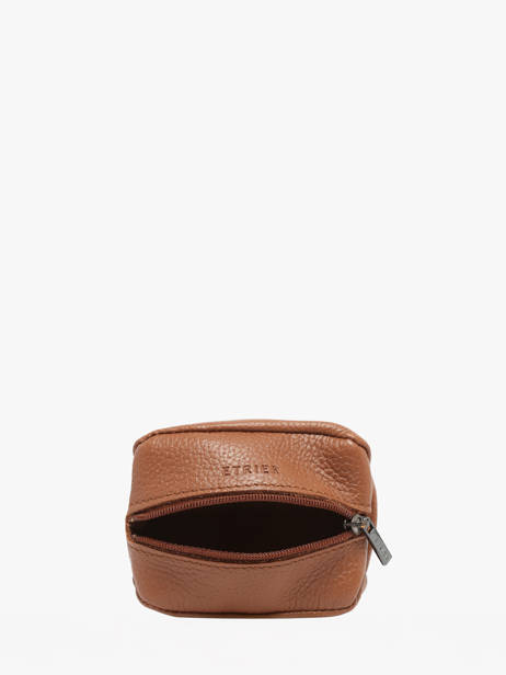 Porte-monnaie Madras Cuir Etrier Marron madras EMAD043 vue secondaire 1