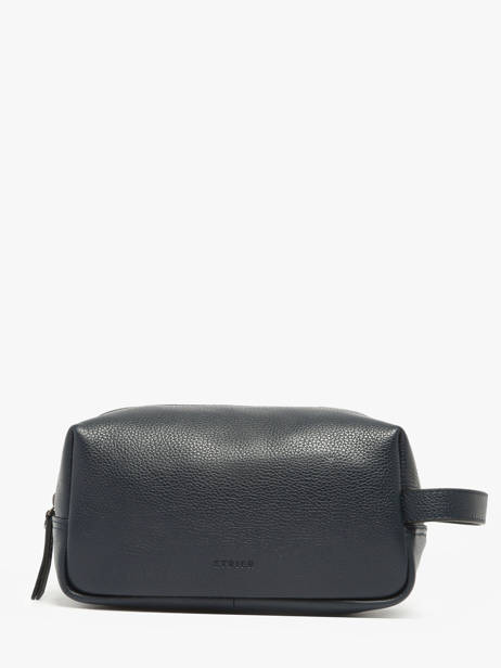 Trousse De Toilette Flandres Cuir Etrier Bleu flandres EFLA920M