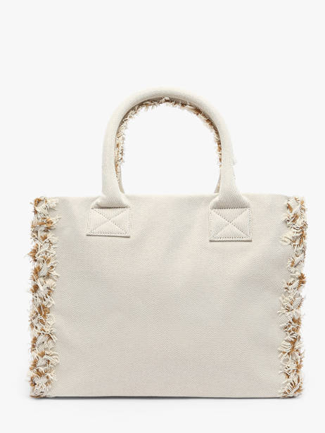 Shoulder Bag Logo Shopper Cotton Pinko Beige logo shopper A1X1 other view 4