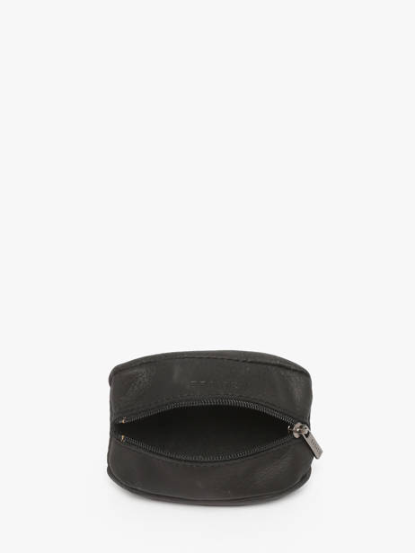 Leather Coin Purse Oil Etrier Black oil EOIL043 other view 1