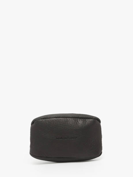 Leather Coin Purse Oil Etrier Black oil EOIL043 other view 2