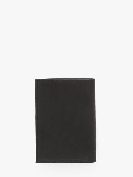 Wallet With Coin Purse Oil Leather Etrier Black oil EOIL5007 other view 2