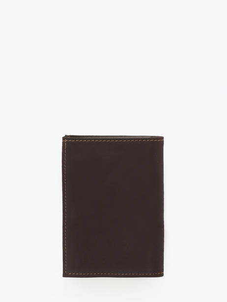 Wallet With Coin Purse Oil Leather Etrier Brown oil EOIL5007 other view 2