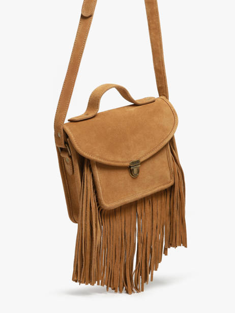 Leather Melle George Folk Crossbody Bag Paul marius Brown folk GEORGFOL other view 1