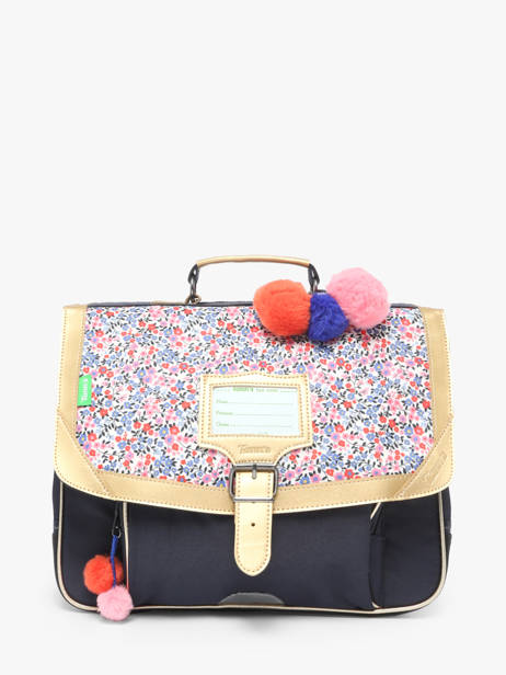 1 Compartment Satchel Tann's Blue les fantaisies f 35265