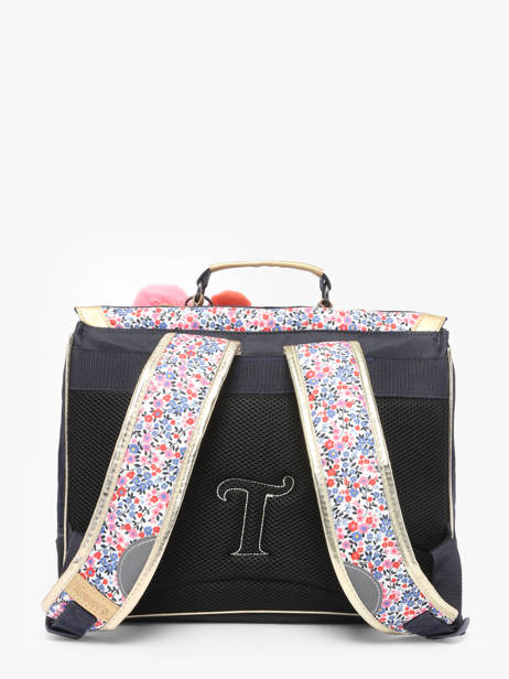 1 Compartment Satchel Tann's Blue les fantaisies f 35265 other view 4
