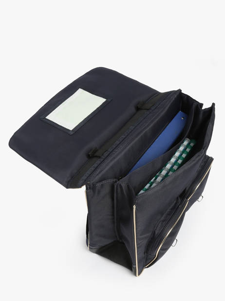2-compartment Satchel Tann's Blue les fantaisies f 41265 other view 3
