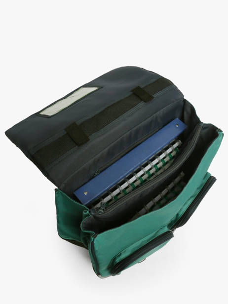 2-compartment Wheeled Satchel Tann's Blue les fantaisies g 43126 other view 3