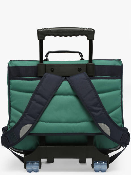 2-compartment Wheeled Satchel Tann's Blue les fantaisies g 43126 other view 4