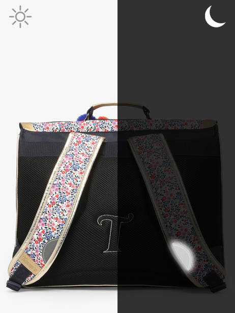2-compartment Satchel Tann's Blue les fantaisies f 41265 other view 5