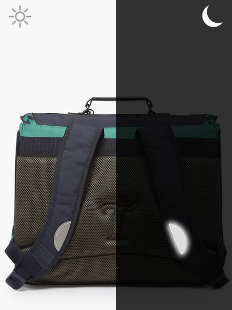2-compartment Satchel Tann's Blue les fantaisies g 41126 other view 5