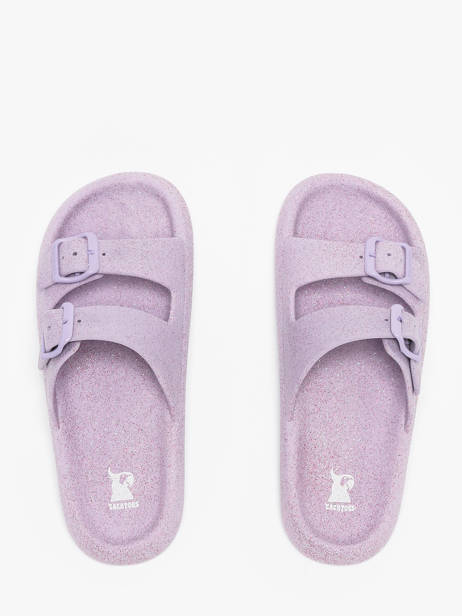 Flip Flops Cacatoes Violet women JESSYGLI other view 3