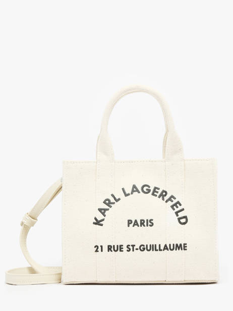 Shoulder Bag Rsg Cotton Karl lagerfeld Beige rsg A1W50118