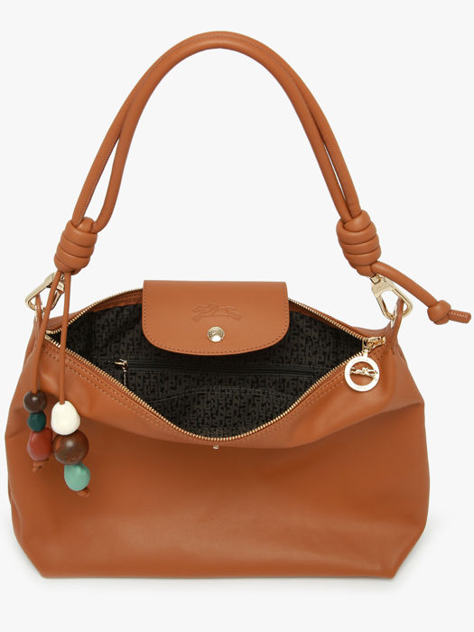 Longchamp Le pliage xtra perles Hobo bag Brown