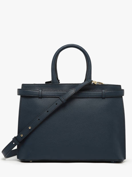 Sac PortÃ© Main Faubourg Cuir Lancel Bleu faubourg A13528 vue secondaire 3