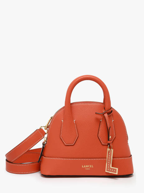 Shoulder Bag Belleville Leather Lancel Orange belleville A13735