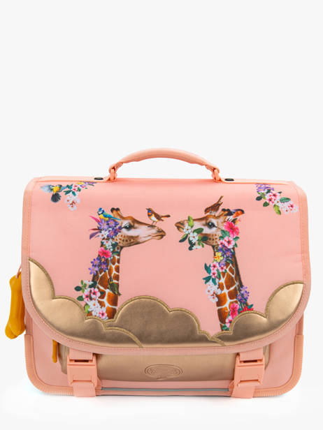 2-compartment Satchel Stones and bones Pink girls G