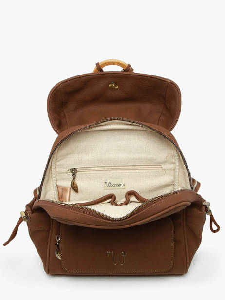 Backpack Camomille Woomen Brown camomille WCAO02 other view 3