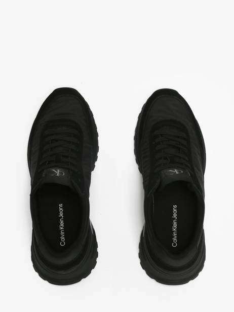 Sneakers En Cuir Calvin klein jeans Noir men YM01292 vue secondaire 3