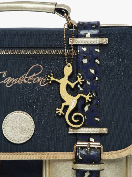 2-compartment Backpack Cameleon Blue vintage fantasy SO40 other view 6