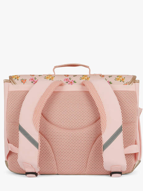 Cartable 2 Compartiments Caramel et cie Rose boheme FI vue secondaire 4