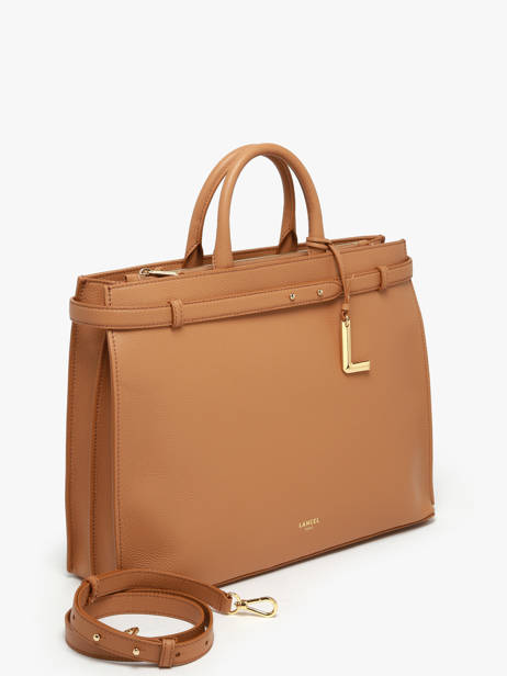 Shopping Bag Faubourg Leather Lancel Brown faubourg A13792 other view 1
