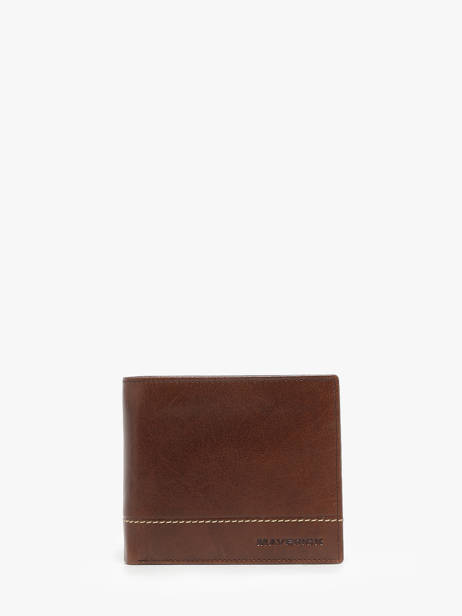 Checkholder With Card Holder Leather Maverick Brown rough gear MAVRG005
