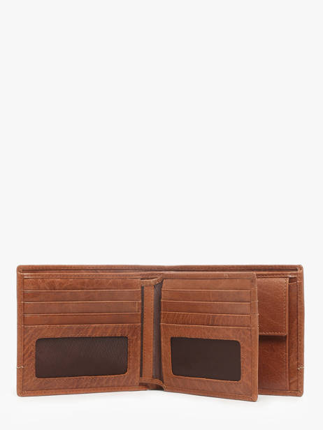 Checkholder With Card Holder Rough Gear Leather Maverick Brown rough gear MAVRG005 other view 1