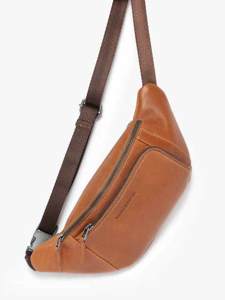 Leather New Men Backpack Maverick Brown new men MAVNM816 other view 2