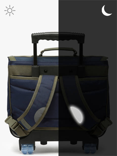 Wheeled Satchel Tann's Blue les fantaisies g 47272 other view 6