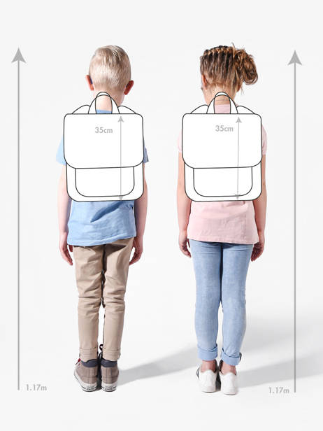 Mini Backpack Affenzahn Gray large friends FAL other view 1