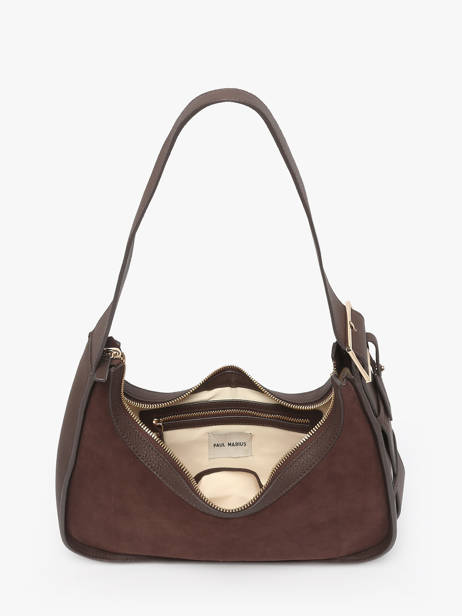 Shoulder Bag La Suite Leather Paul marius Brown la suite VICTOSUI other view 2