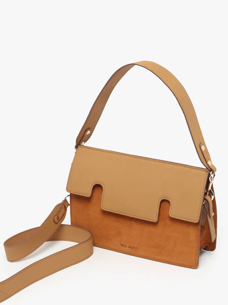 Shoulder Bag La Suite Leather Paul marius Orange la suite GABRISUI other view 1