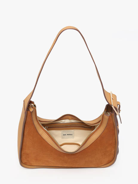 Sac Porté épaule La Suite Cuir Paul marius Orange la suite VICTOSUI vue secondaire 3