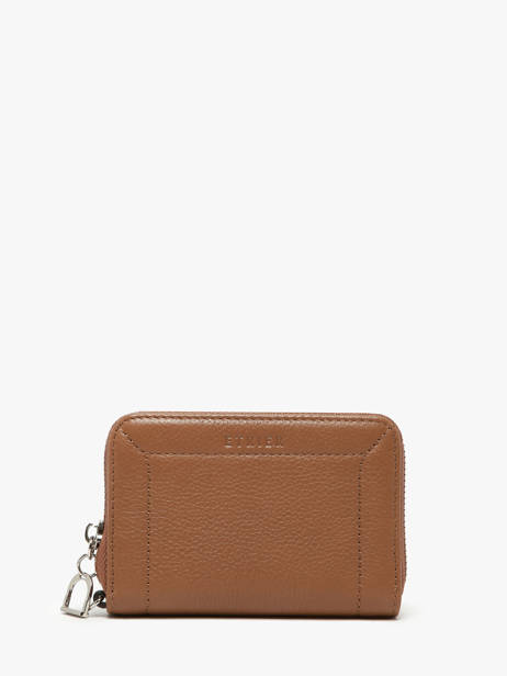 Coin Purse Altesse Leather Etrier Beige altesse EALT096M