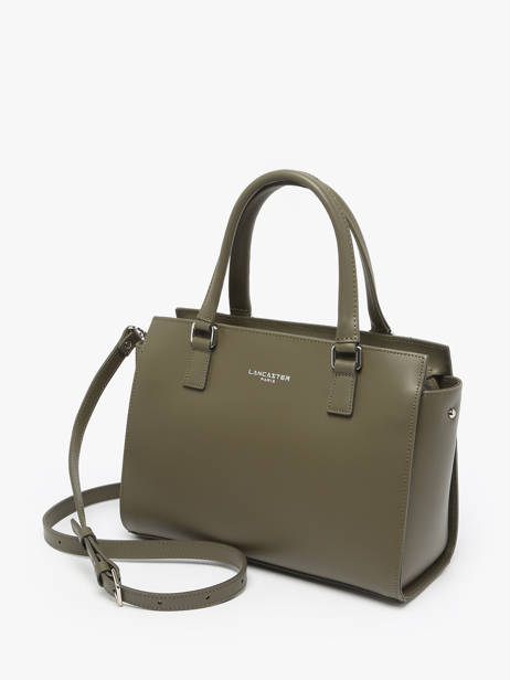 Sac Trapèze Smooth Cuir Lancaster Vert smooth 3 vue secondaire 2
