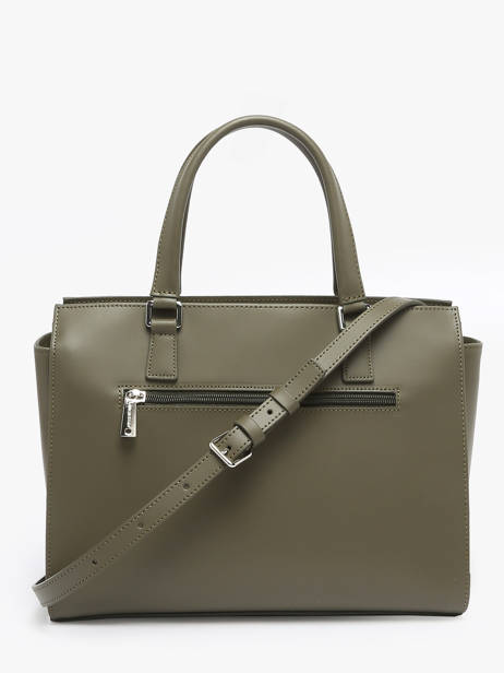 Sac Trapèze Smooth Cuir Lancaster Vert smooth 4 vue secondaire 4