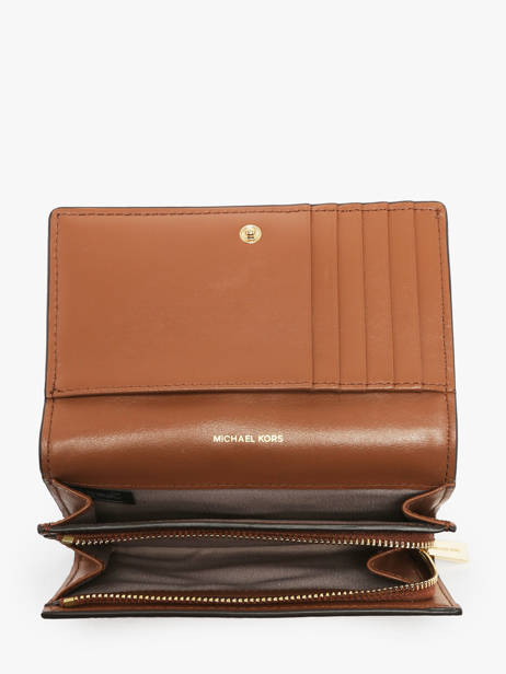 Wallet Leather Michael kors Brown jet set T5GJ6D9L other view 1