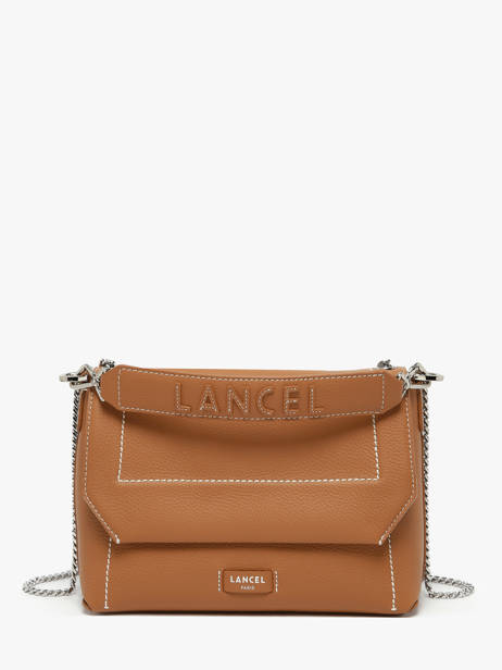 Shoulder Bag Ninon Leather Lancel Brown ninon A13782