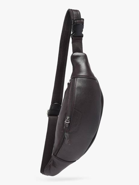 Sac Banane Flandres Cuir Etrier Noir flandres EFLA735M vue secondaire 2