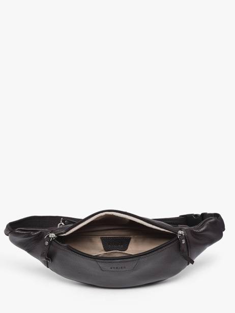 Sac Banane Flandres Cuir Etrier Noir flandres EFLA735M vue secondaire 3