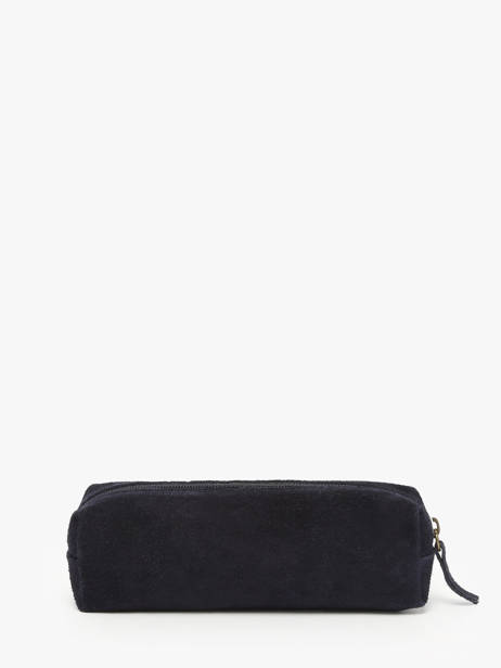 Pouch Leather Milano Blue velvet VE22116 other view 2