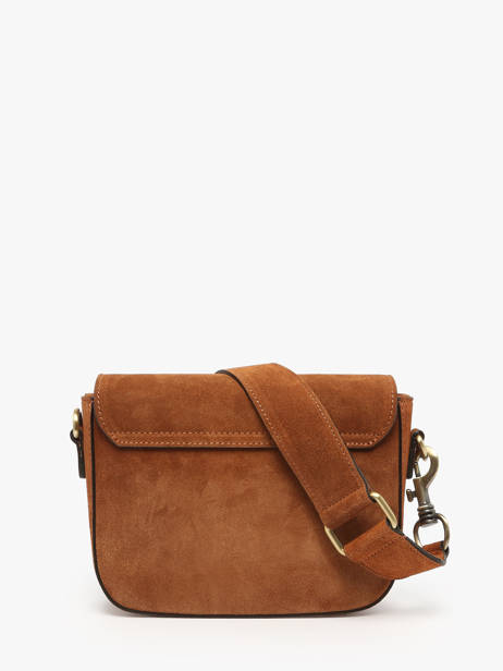 Shoulder Bag Velvet Leather Milano Brown velvet VE260611 other view 4