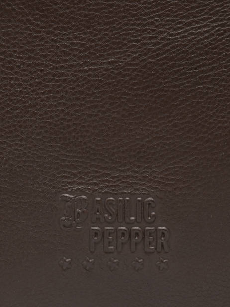 Shoulder Bag Cow Leather Basilic pepper Brown cow BCOW84 other view 5