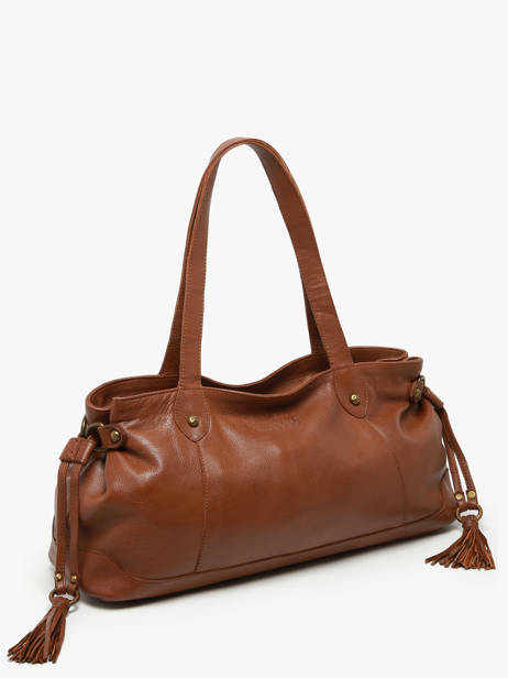 Shoulder Bag Cow Leather Basilic pepper Brown cow BCOW80 other view 1