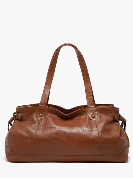 Shoulder Bag Cow Leather Basilic pepper Brown cow BCOW80 other view 3
