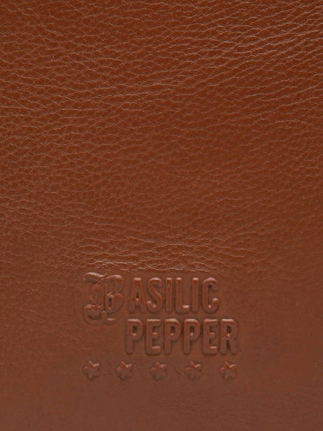 Shoulder Bag Cow Leather Basilic pepper Brown cow BCOW80 other view 4