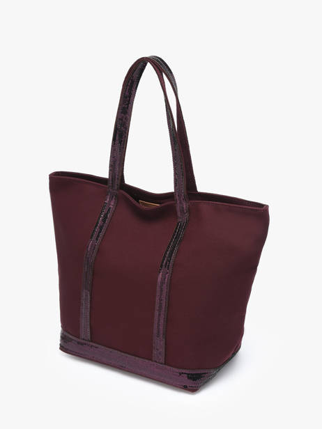 Satchel Cabas Cotton Vanessa bruno Red cabas 1V40378 other view 2