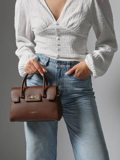 Sac Bandoulière Milano Cosmos Cuir Lancaster Marron milano cosmos 77 vue secondaire 1