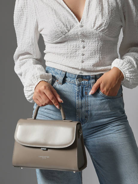 Sac Bandoulière M Suave Cuir Lancaster Beige suave even 17 vue secondaire 1